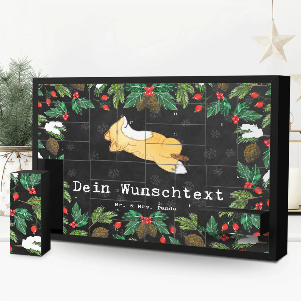  Fox crunches Befüllbarer Adventskalender, Adventskalender Zum Selbst Befüllen, Geschenk, Schenken, Sport, Sportart, Hobby, Danke, Dankeschön, Auszeichnung, Gewinn, Sportler, Crunches, Fitness, Fitnessstudio, Bauchpressen