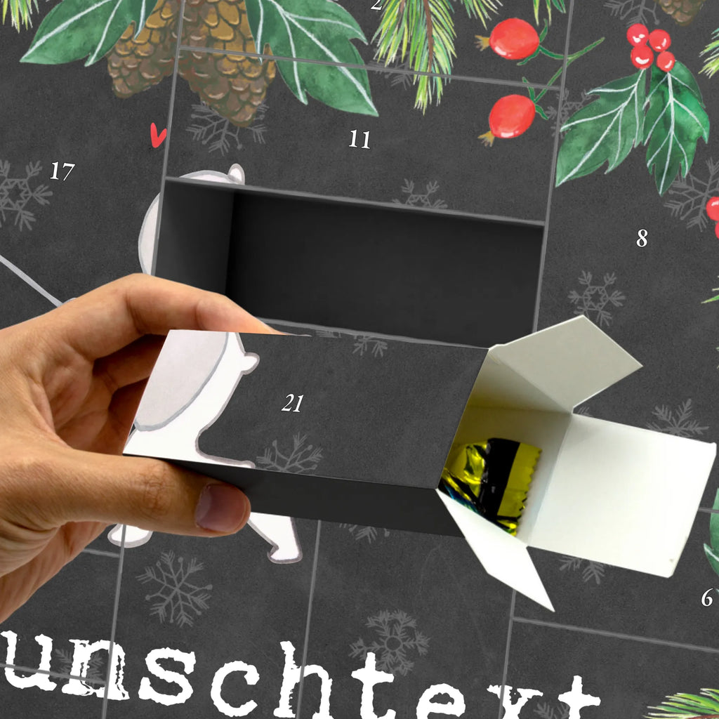 Personalisierter Befüllbarer Adventskalender Panda Fechten Befüllbarer Adventskalender, Adventskalender Zum Selbst Befüllen, Geschenk, Schenken, Sport, Sportart, Hobby, Danke, Dankeschön, Auszeichnung, Gewinn, Sportler, Fechter Bund, Fechten, Fecht Verein, Fecht Club