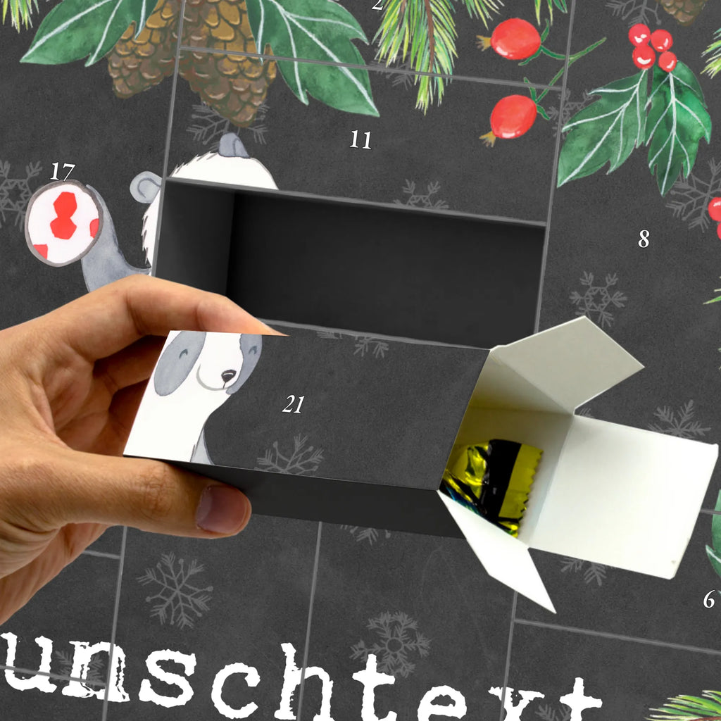 Personalisierter Befüllbarer Adventskalender Panda Handball spielen Befüllbarer Adventskalender, Adventskalender Zum Selbst Befüllen, Geschenk, Schenken, Sport, Sportart, Hobby, Danke, Dankeschön, Auszeichnung, Gewinn, Sportler, Handball spielen, Handball Verein, Handball Turnier, Handball Club