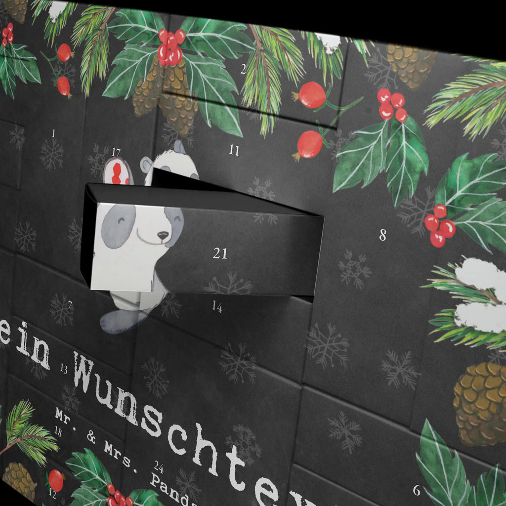 Personalisierter Befüllbarer Adventskalender Panda Handball spielen Befüllbarer Adventskalender, Adventskalender Zum Selbst Befüllen, Geschenk, Schenken, Sport, Sportart, Hobby, Danke, Dankeschön, Auszeichnung, Gewinn, Sportler, Handball spielen, Handball Verein, Handball Turnier, Handball Club