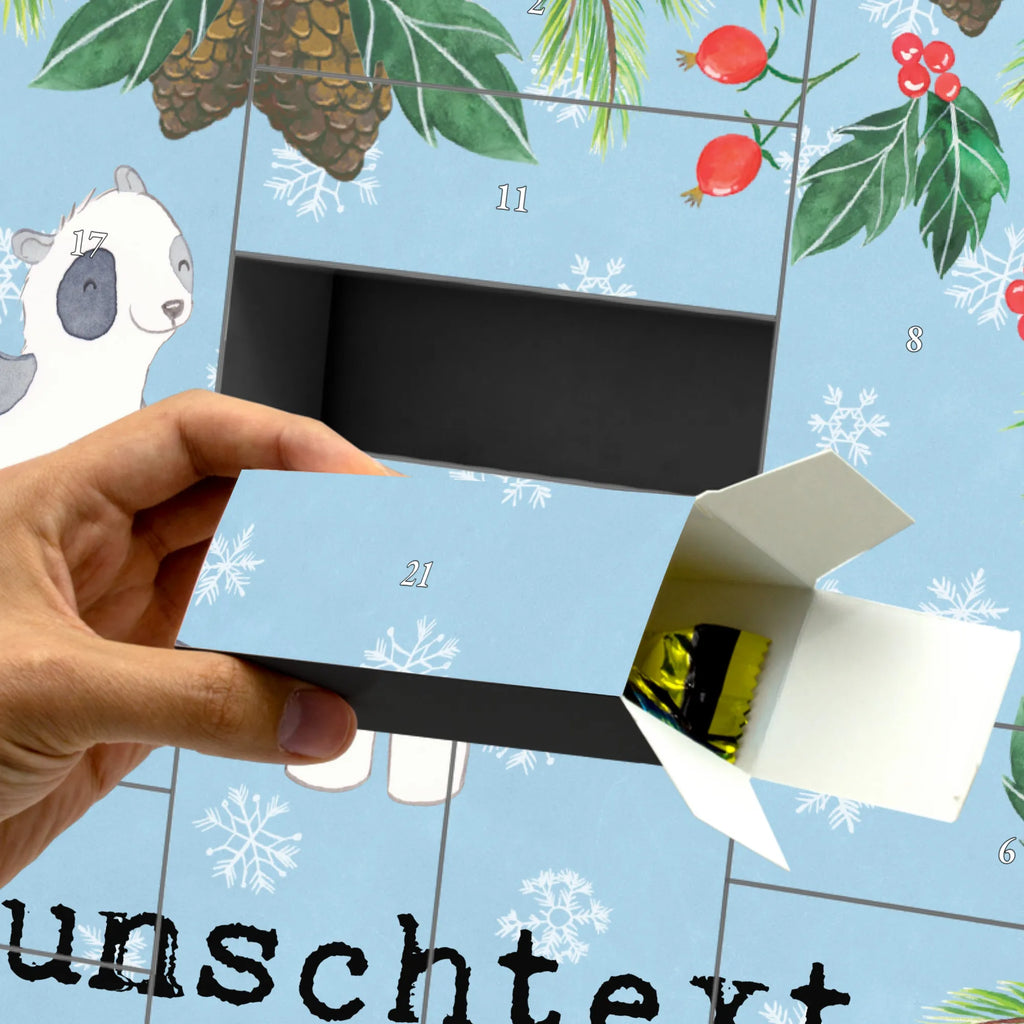 Personalisierter Befüllbarer Adventskalender Panda Bowling Adventskalender Zum Selbst Befüllen, Befüllbarer Adventskalender, Geschenk, Schenken, Sport, Sportart, Hobby, Danke, Dankeschön, Auszeichnung, Gewinn, Sportler, Bowling Center, Bowlen gehen, Bowling