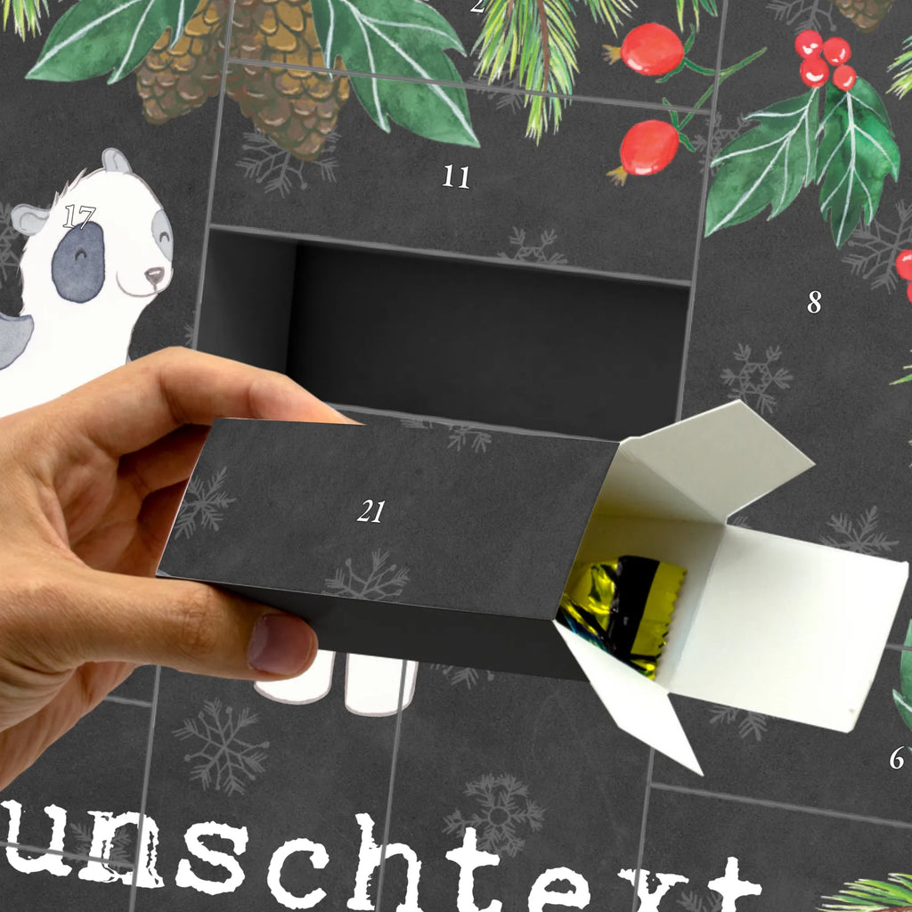 Personalisierter Befüllbarer Adventskalender Panda Bowling Adventskalender Zum Selbst Befüllen, Befüllbarer Adventskalender, Geschenk, Schenken, Sport, Sportart, Hobby, Danke, Dankeschön, Auszeichnung, Gewinn, Sportler, Bowling Center, Bowlen gehen, Bowling