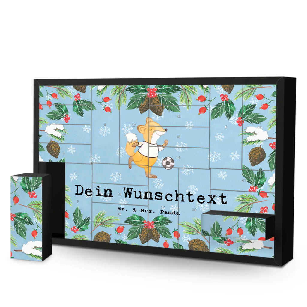 Personalisierter Befüllbarer Adventskalender Fuchs Fußball spielen Befüllbarer Adventskalender, Adventskalender Zum Selbst Befüllen, Geschenk, Schenken, Sport, Sportart, Hobby, Danke, Dankeschön, Auszeichnung, Gewinn, Sportler, Fußballmannschaft, Punktspiele, Fußball, Fußball spielen, Fußballverein, Fußball Turnier, Fußballtraining