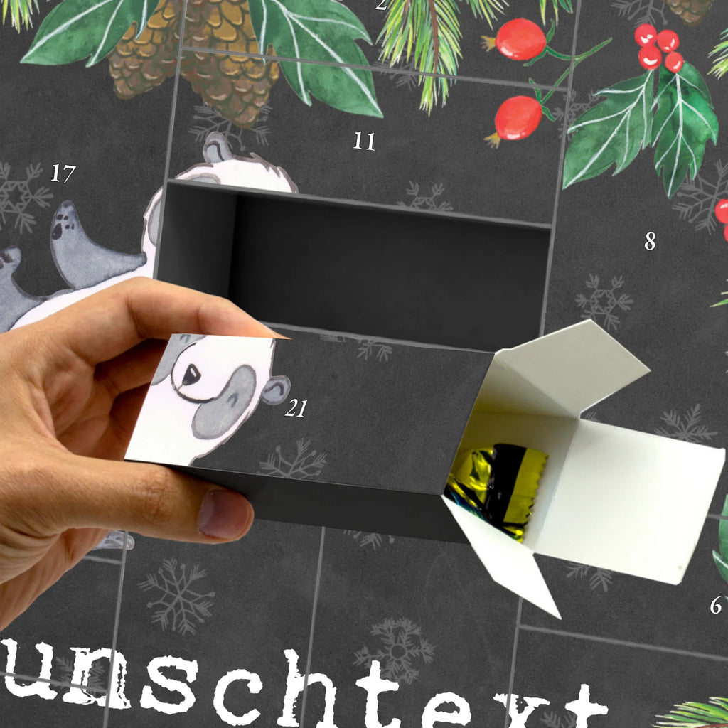 Personalisierter Befüllbarer Adventskalender Panda Kampfkunst Befüllbarer Adventskalender, Adventskalender zum selbst befüllen, Geschenk, Sport, Sportart, Hobby, Schenken, Danke, Dankeschön, Auszeichnung, Gewinn, Sportler, Kampfsportarten, Kampfkunst, Selbstverteidigung