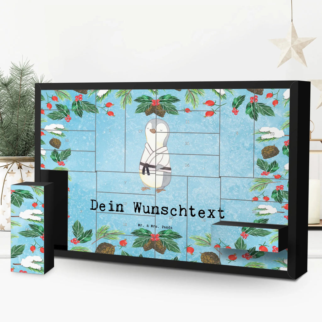 Personalisierter Befüllbarer Adventskalender Pinguin Karate Befüllbarer Adventskalender, Adventskalender Zum Selbst Befüllen, Geschenk, Schenken, Sport, Sportart, Hobby, Danke, Dankeschön, Auszeichnung, Gewinn, Sportler, Karate, Karate Verein, Kampfsportart, Selbstverteidigung, Kampfkunst