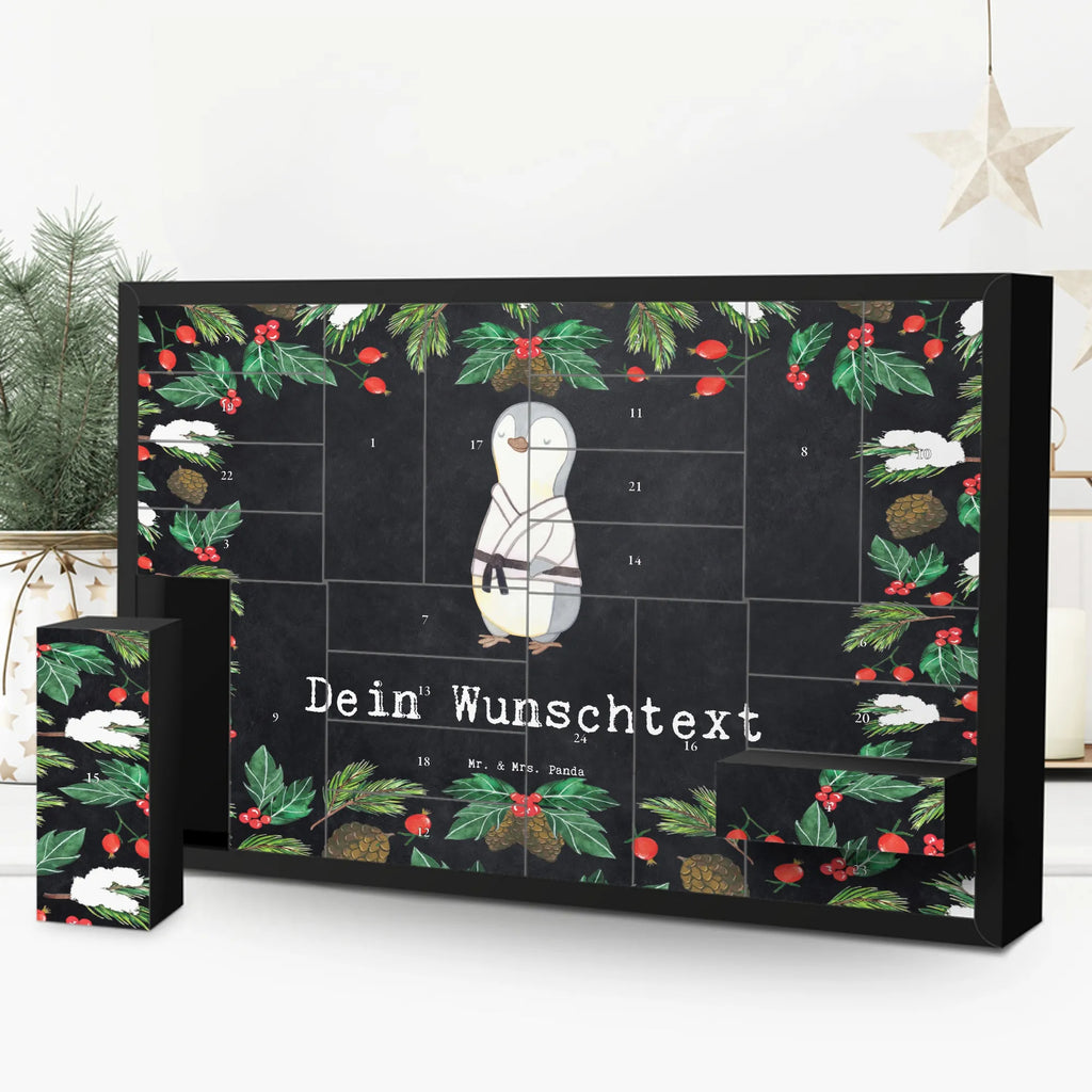 Personalisierter Befüllbarer Adventskalender Pinguin Karate Befüllbarer Adventskalender, Adventskalender Zum Selbst Befüllen, Geschenk, Schenken, Sport, Sportart, Hobby, Danke, Dankeschön, Auszeichnung, Gewinn, Sportler, Karate, Karate Verein, Kampfsportart, Selbstverteidigung, Kampfkunst