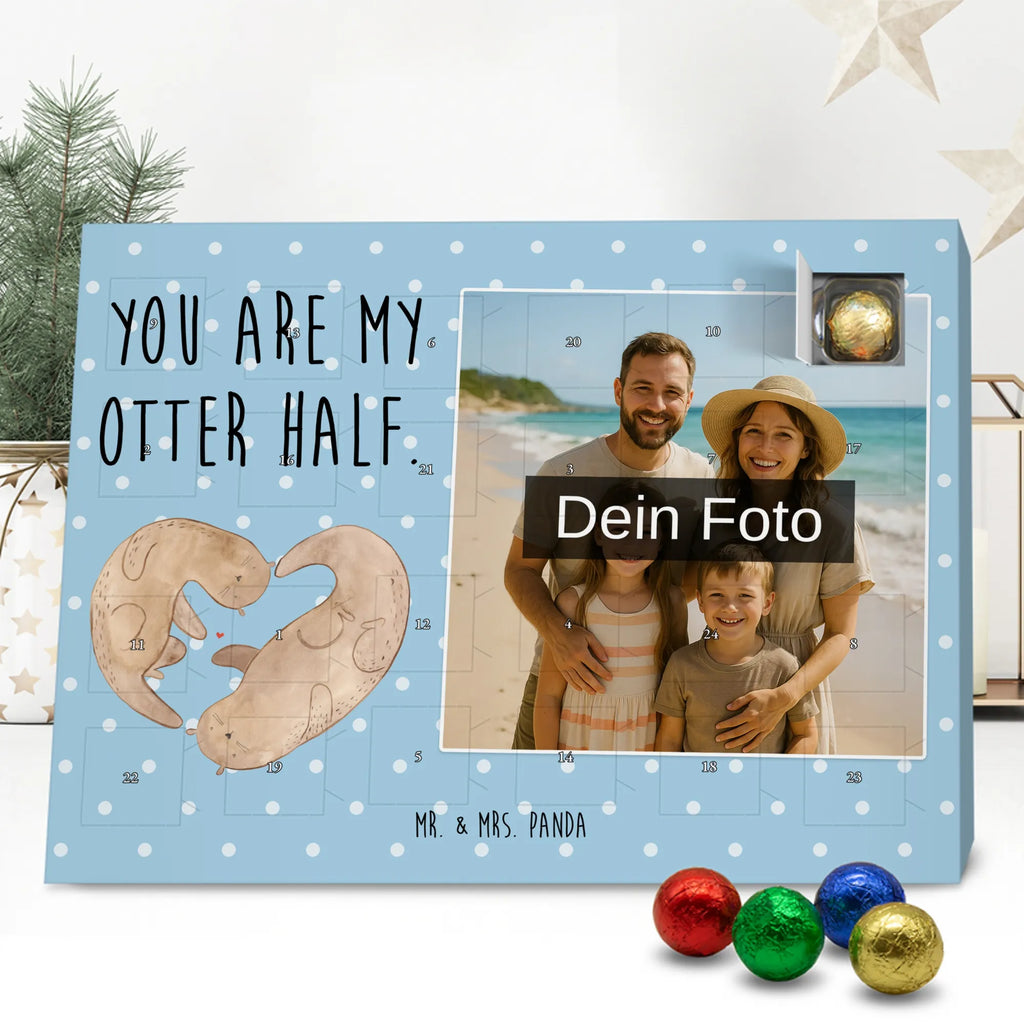 Personalisierter Schoko Foto Adventskalender Otter Herz Personalisierter Schoko Foto Adventskalender, Seeotter, Fischotter, Otter, Love You, Hochzeitstag, Herz, Jahrestag, Gemeinsames Leben, Liebesbeweis, Verlobung, Liebe, Liebesgeschenk, Bessere Hälfte