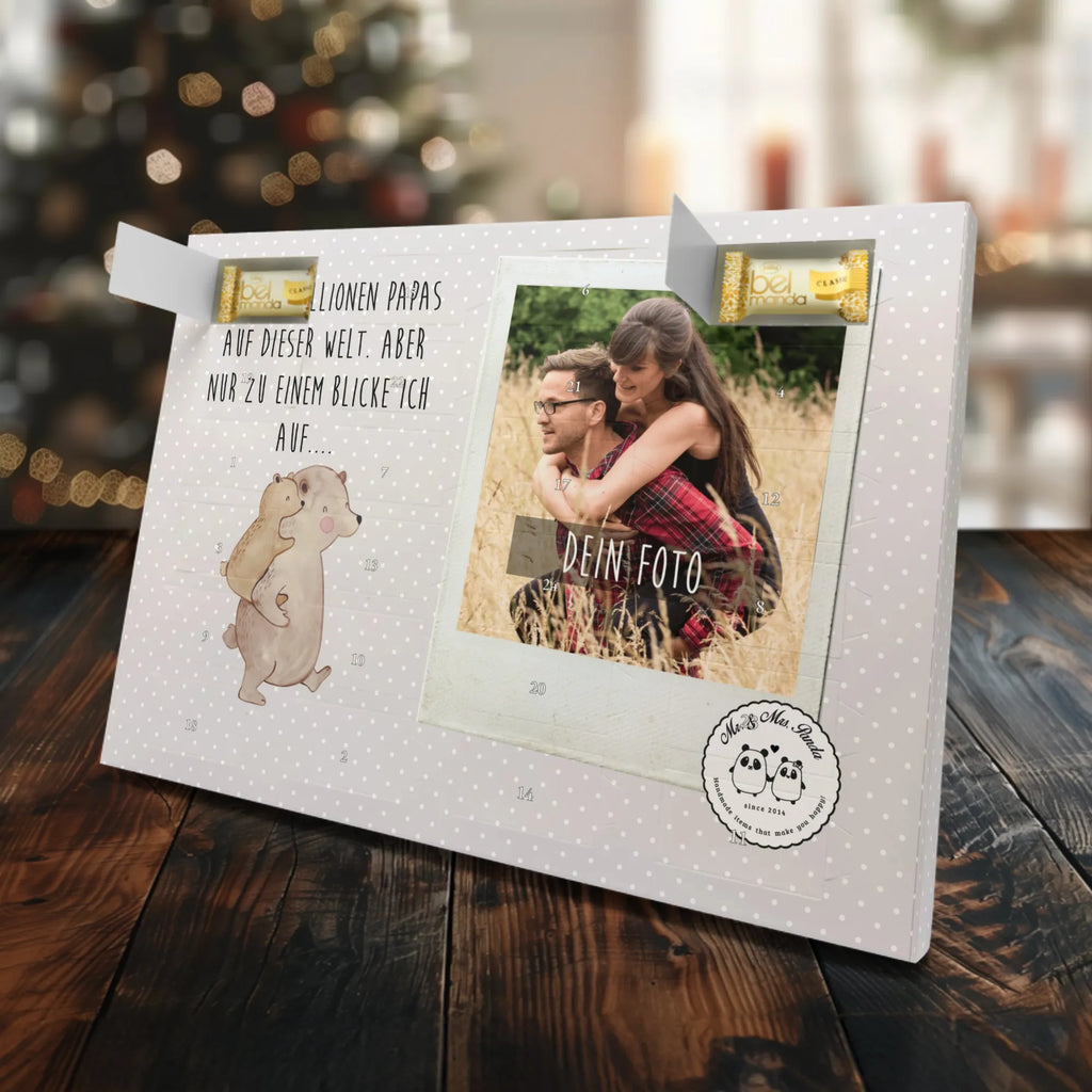 Personalisierter Marzipan Foto Adventskalender Papa Bär Personalisierter Marzipan Foto Adventskalender, Familie, Vatertag, Muttertag, Bruder, Schwester, Mama, Papa, Oma, Opa, Papi, Geburtstag, Onkel, Vati, Vater, Geschenk