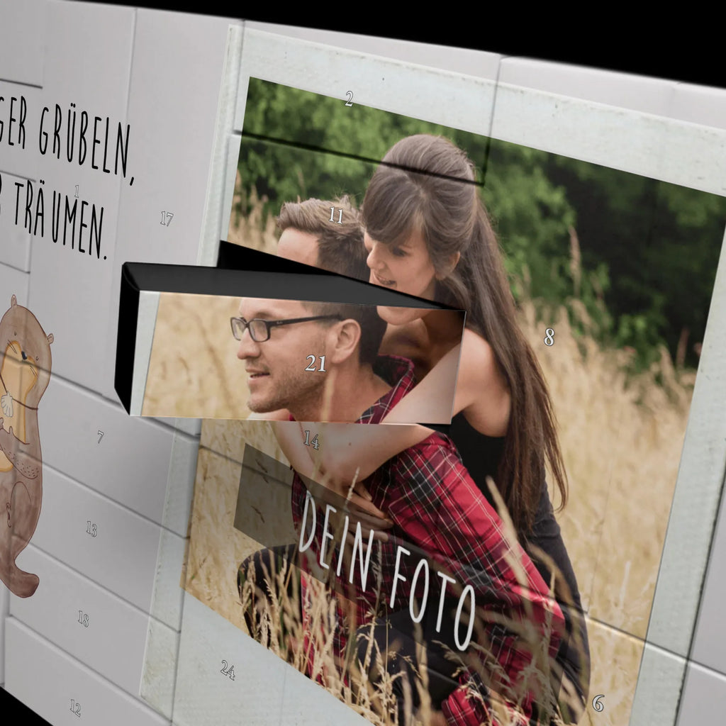 Personalisierter Befüllbarer Foto Adventskalender Otter Muschel Adventskalender mit Foto, Weihnachtskalender mit Foto, Foto Adventskalender, Personalisierter Befüllbarer Foto Adventskalender, Adventskalender Eigenes Foto, Personalisierter Adventskalender, Adventskalender mit Eigenem Bild, Otter, Fischotter, Seeotter, Otterliebe, Büro, Motivation, Tagträumen, Grübeln, Träumen