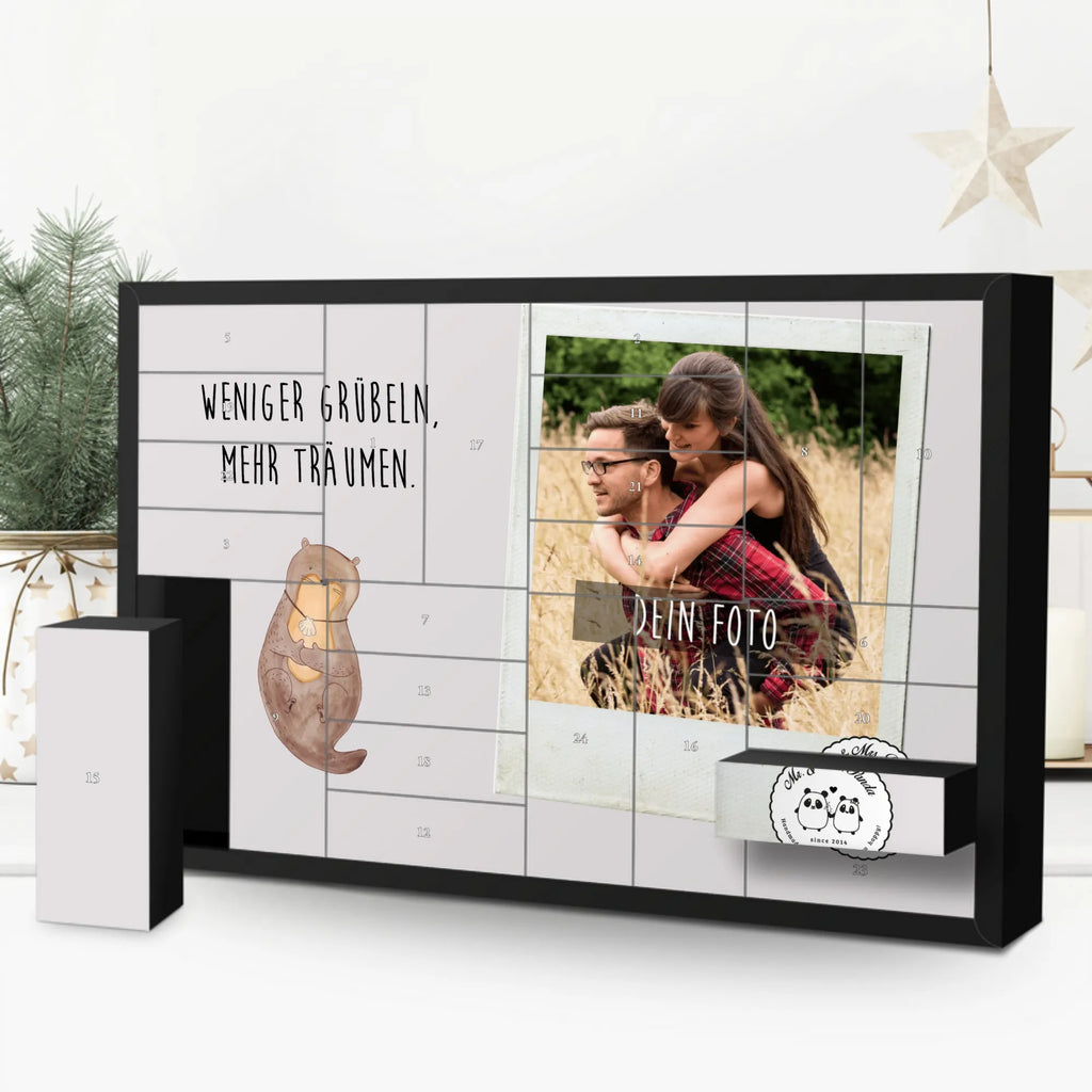 Personalisierter Befüllbarer Foto Adventskalender Otter Muschel Adventskalender mit Foto, Weihnachtskalender mit Foto, Foto Adventskalender, Personalisierter Befüllbarer Foto Adventskalender, Adventskalender Eigenes Foto, Personalisierter Adventskalender, Adventskalender mit Eigenem Bild, Otter, Fischotter, Seeotter, Otterliebe, Büro, Motivation, Tagträumen, Grübeln, Träumen