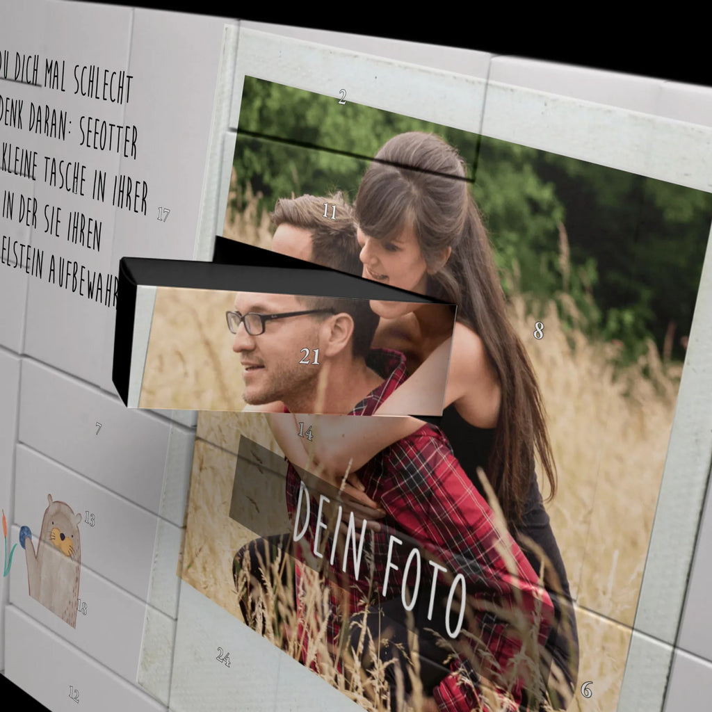 Personalisierter Befüllbarer Foto Adventskalender Otter Stein Adventskalender Eigenes Foto, Adventskalender mit Eigenem Bild, Personalisierter Befüllbarer Foto Adventskalender, Personalisierter Adventskalender, Weihnachtskalender mit Foto, Adventskalender mit Foto, Foto Adventskalender, Otter, Fischotter, Seeotter, Otter Seeotter See Otter