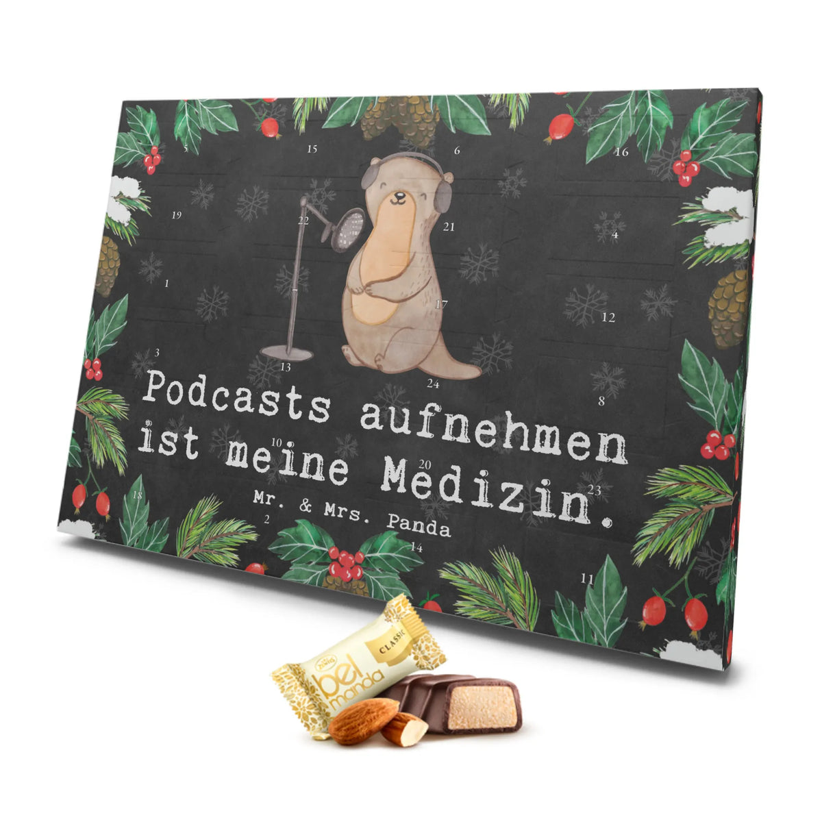 Marzipan Adventskalender Otter Podcast aufnehmen Marzipan Adventskalender, Geschenk, Sport, Sportart, Hobby, Schenken, Danke, Dankeschön, Auszeichnung, Gewinn, Sportler, Podcast aufnehmen, Podcasterin, Podcast produzieren, Podcaster