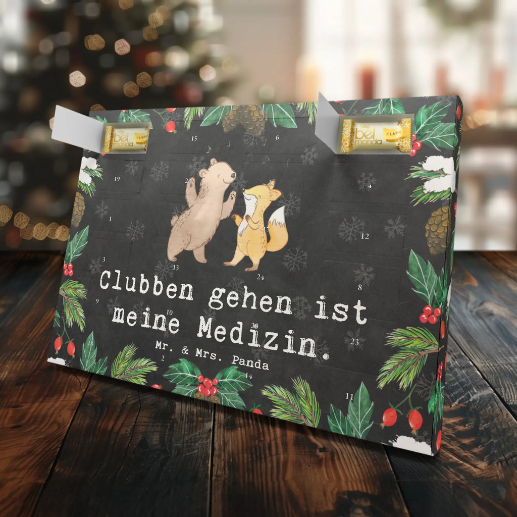 Marzipan Adventskalender Bär & Fuchs Disco Marzipan Adventskalender, Geschenk, Sport, Sportart, Hobby, Schenken, Danke, Dankeschön, Auszeichnung, Gewinn, Sportler, Clubs, Tanzen, Clubbing, Disco, Feiern