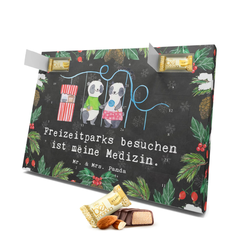 Marzipan Adventskalender Pandas Freizeitpark besuchen Marzipan Adventskalender, Geschenk, Sport, Sportart, Hobby, Schenken, Danke, Dankeschön, Auszeichnung, Gewinn, Sportler, Achterbahn fahren, Freizeitpark besuchen
