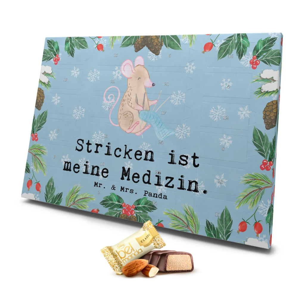 Marzipan Adventskalender Maus Stricken Marzipan Adventskalender, Geschenk, Sport, Sportart, Hobby, Schenken, Danke, Dankeschön, Auszeichnung, Gewinn, Sportler, Stricken, DIY