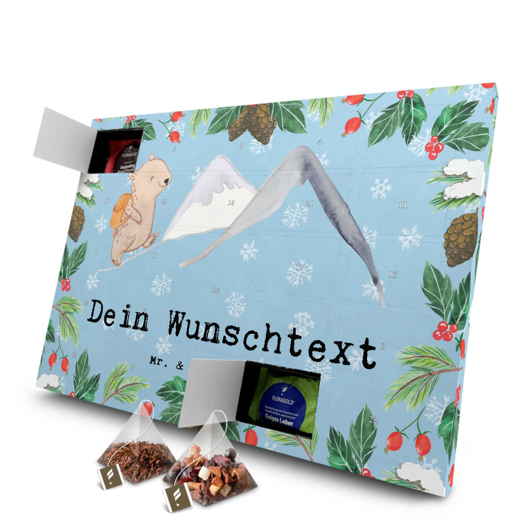  bear Rockclimbing Personalisierter Tee Adventskalender, Geschenk, Schenken, Sport, Sportart, Hobby, Danke, Dankeschön, Auszeichnung, Gewinn, Sportler, Alpinwandern, Alpinismus, Trekking, Bergsteigen, Bergsport, Wandern