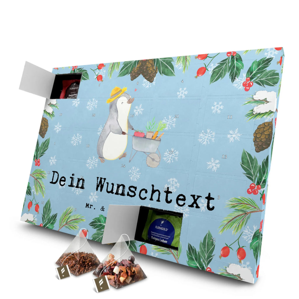  penguin gardening Personalisierter Tee Adventskalender, Geschenk, Schenken, Sport, Sportart, Hobby, Danke, Dankeschön, Auszeichnung, Gewinn, Sportler, Gärtnern, Urban Gardening, Gartenpflege, Gartenarbeit