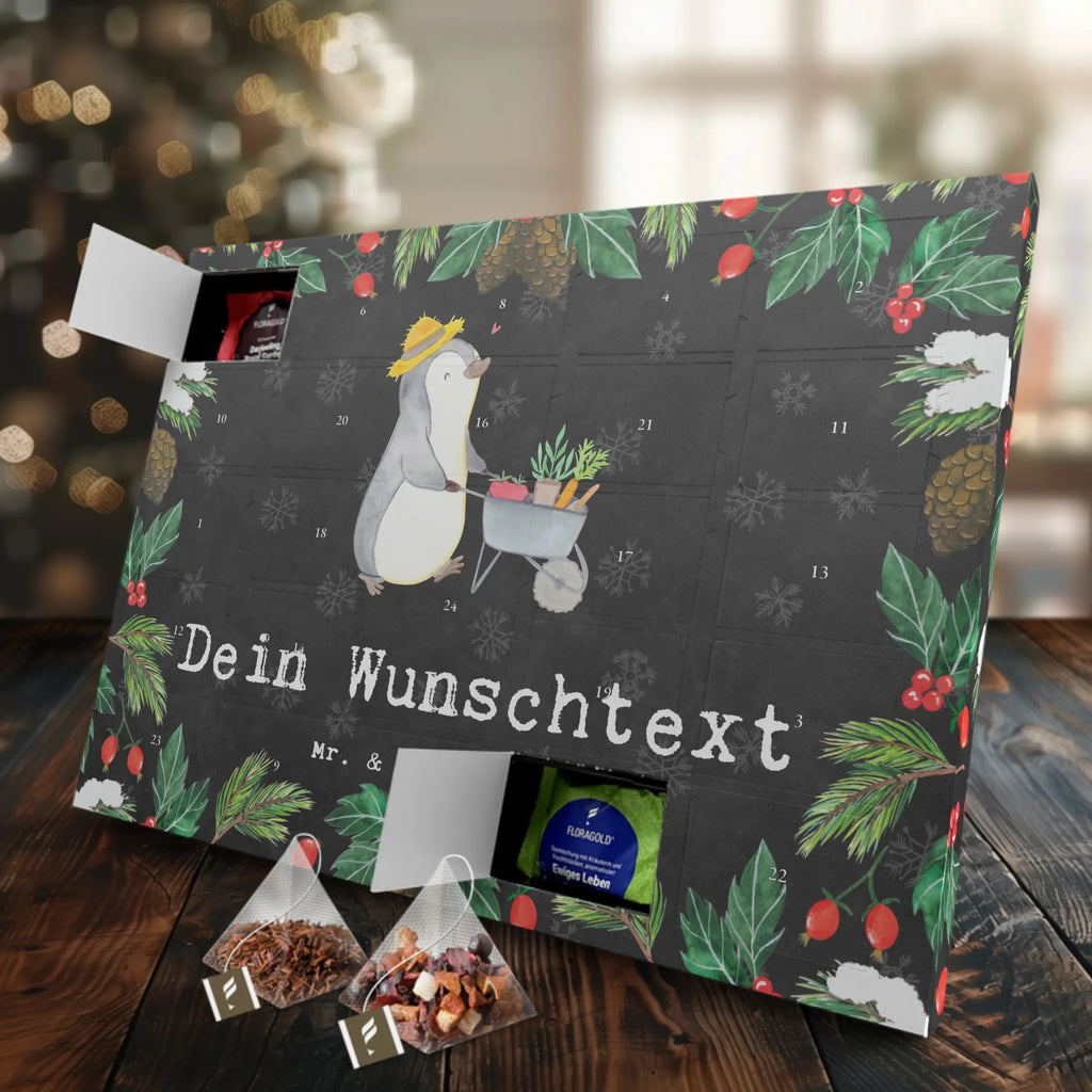  penguin gardening Personalisierter Tee Adventskalender, Geschenk, Schenken, Sport, Sportart, Hobby, Danke, Dankeschön, Auszeichnung, Gewinn, Sportler, Gärtnern, Urban Gardening, Gartenpflege, Gartenarbeit