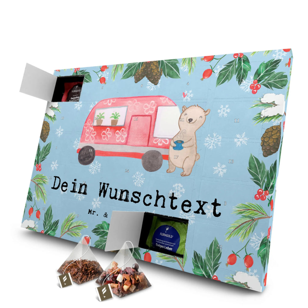  niedźwiedź kamper Personalisierter Tee Adventskalender, Geschenk, Schenken, Sport, Sportart, Hobby, Danke, Dankeschön, Auszeichnung, Gewinn, Sportler, Camper, Wohnmobil, Urlaub, Campen, Roadtrip, Campingplatz, Zelten