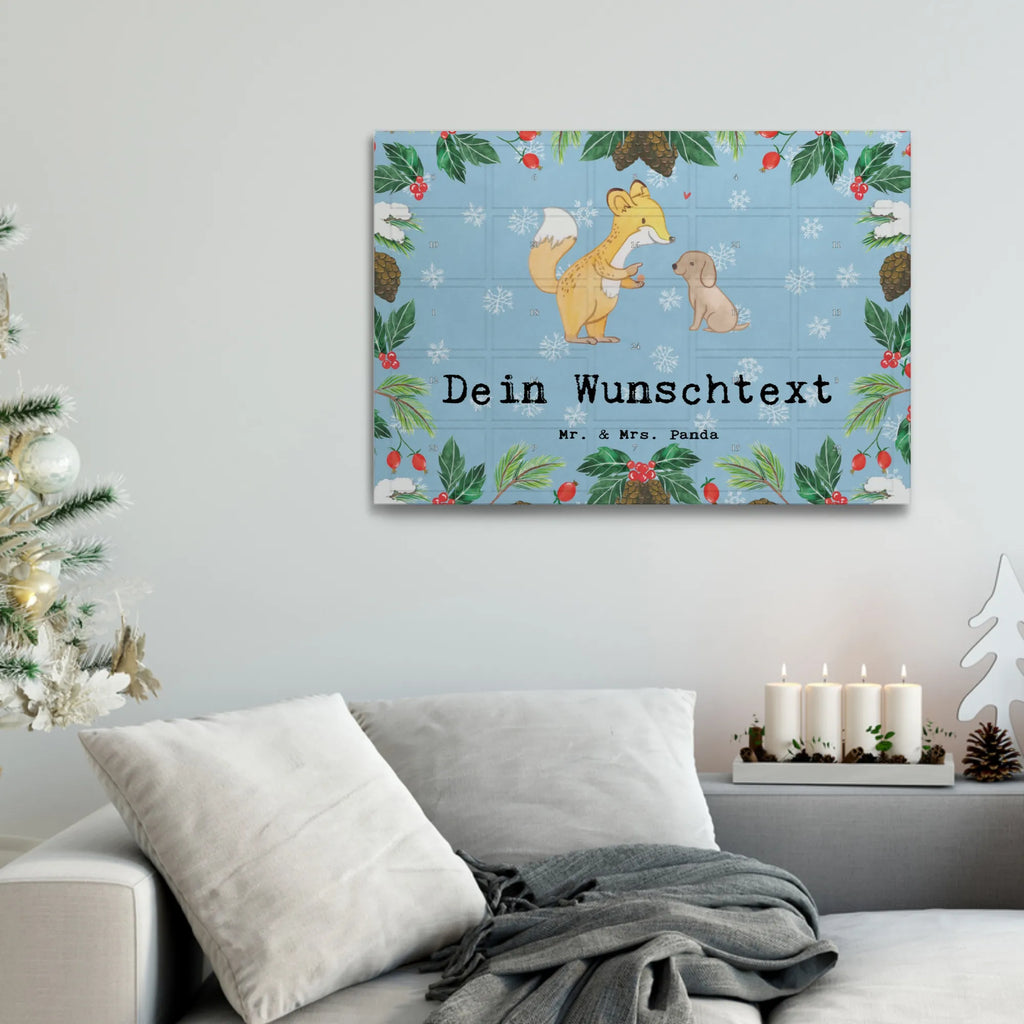  Fox dog training Personalisierter Tee Adventskalender, Geschenk, Schenken, Sport, Sportart, Hobby, Danke, Dankeschön, Auszeichnung, Gewinn, Sportler, Hundeprüfung, Hundeschule, Hundetraining, Hundeerziehung, Welpenschule