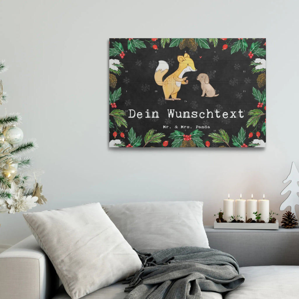  Fox dog training Personalisierter Tee Adventskalender, Geschenk, Schenken, Sport, Sportart, Hobby, Danke, Dankeschön, Auszeichnung, Gewinn, Sportler, Hundeprüfung, Hundeschule, Hundetraining, Hundeerziehung, Welpenschule