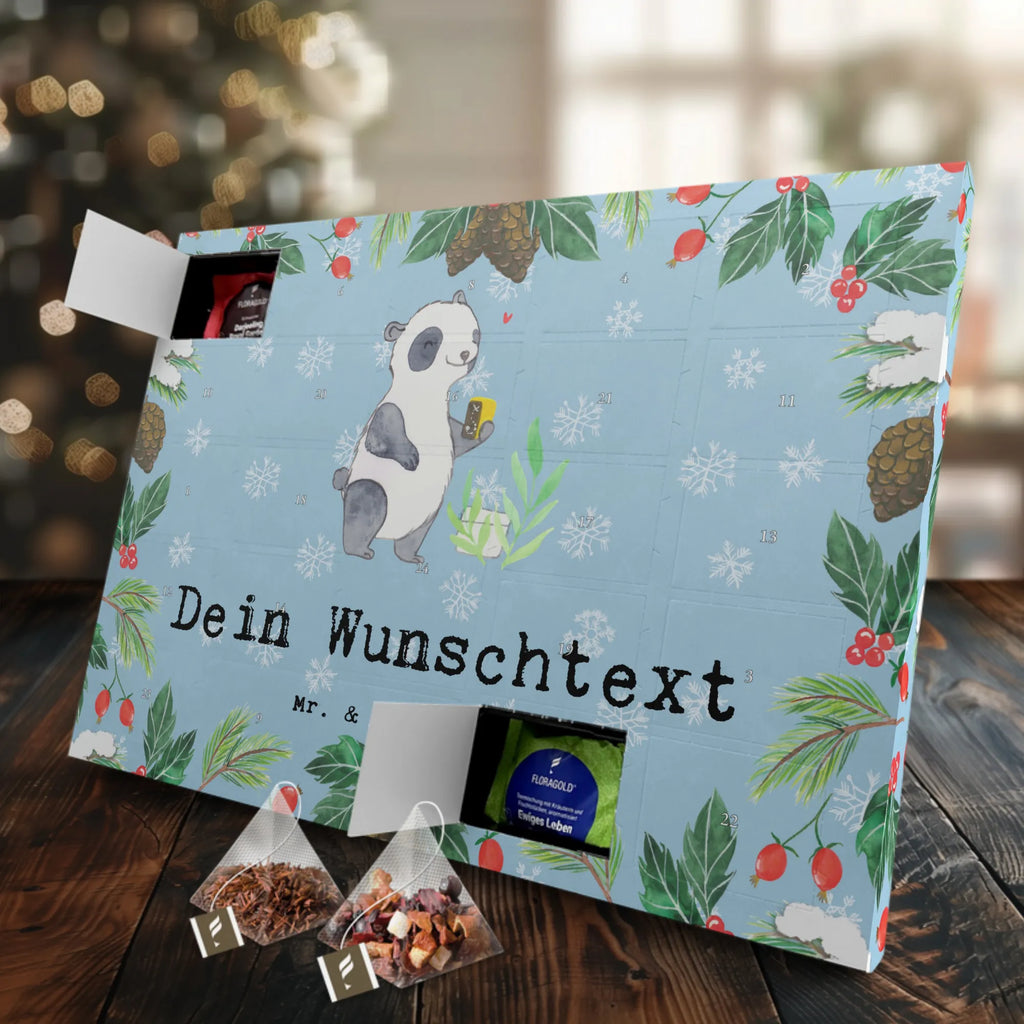  panda geocaching Personalisierter Tee Adventskalender, Geschenk, Schenken, Sport, Sportart, Hobby, Danke, Dankeschön, Auszeichnung, Gewinn, Sportler, Geocaching, GPS Schnitzeljagd, Opencaching, Schatzsuchen