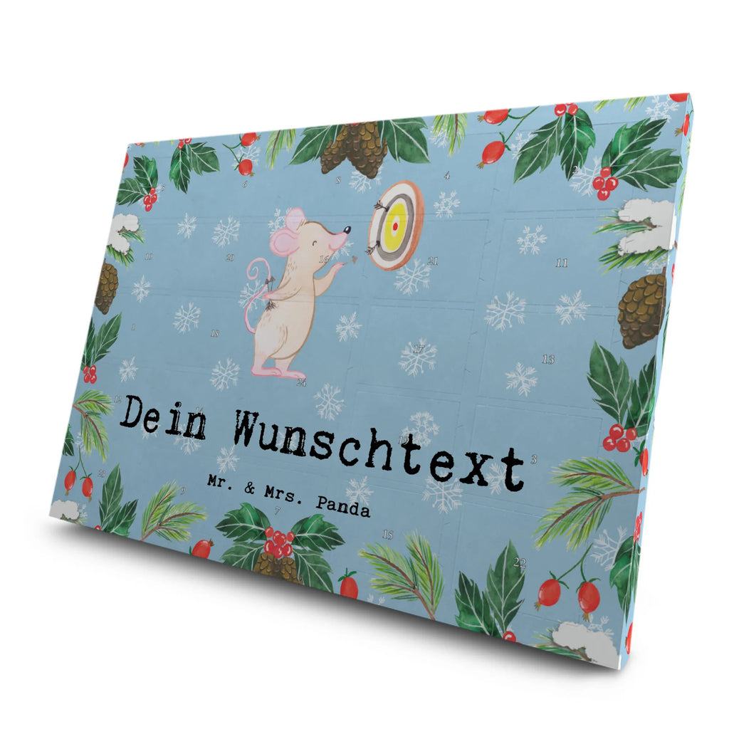Personalisierter Tee Adventskalender Maus Dart spielen Personalisierter Tee Adventskalender, Geschenk, Schenken, Sport, Sportart, Hobby, Danke, Dankeschön, Auszeichnung, Gewinn, Sportler, Darten, Dart spielen, Darts, Dart Turnier