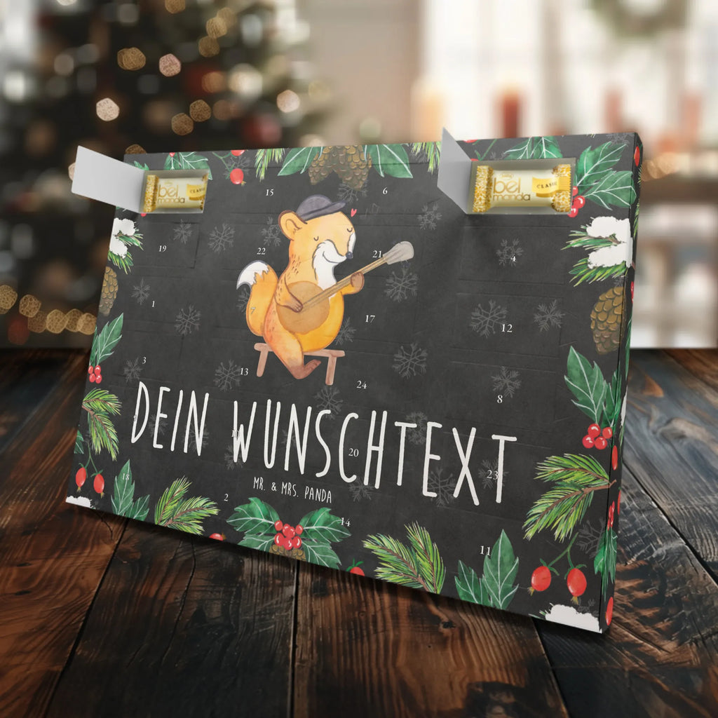 Personalisierter Marzipan Adventskalender Fuchs Banjo Personalisierter Marzipan Adventskalender, Instrumente, Geschenke Musiker, Musikliebhaber, Zupfinstrument, Akustik, Laute, Fuchs, Saiteninstrument, Banjo