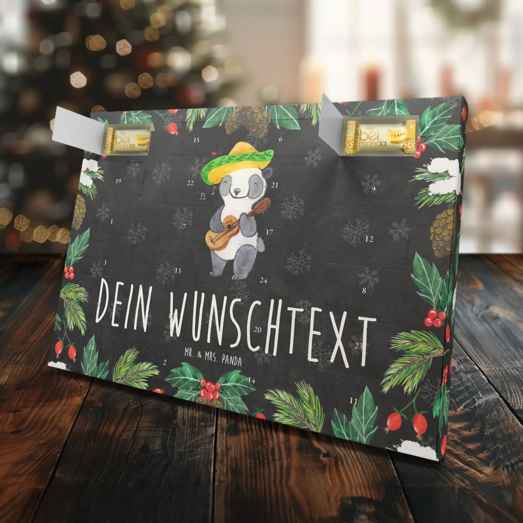 Personalisierter Marzipan Adventskalender Panda Vihuela Personalisierter Marzipan Adventskalender, Instrumente, Geschenke Musiker, Musikliebhaber, Laute, Panda, Spanien, Vihuela, Zupfinstrument, Akustik