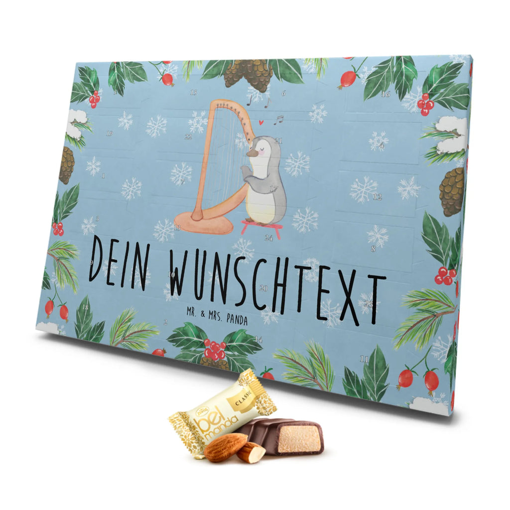 Personalisierter Marzipan Adventskalender Pinguin Harfe Personalisierter Marzipan Adventskalender, Instrumente, Geschenke Musiker, Musikliebhaber, Harfe, Zupfinstrument, Klassik, Saiteninstrument, Konzertharfe, Hochzeit, Pinguin
