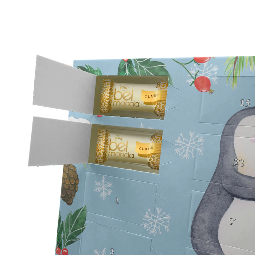 Personalisierter Marzipan Adventskalender Pinguin Posaune Personalisierter Marzipan Adventskalender, Instrumente, Geschenke Musiker, Musikliebhaber, Orchester, Blechblasinstrument, Jazz, Klassik, Bigband, Posaune, Pinguin