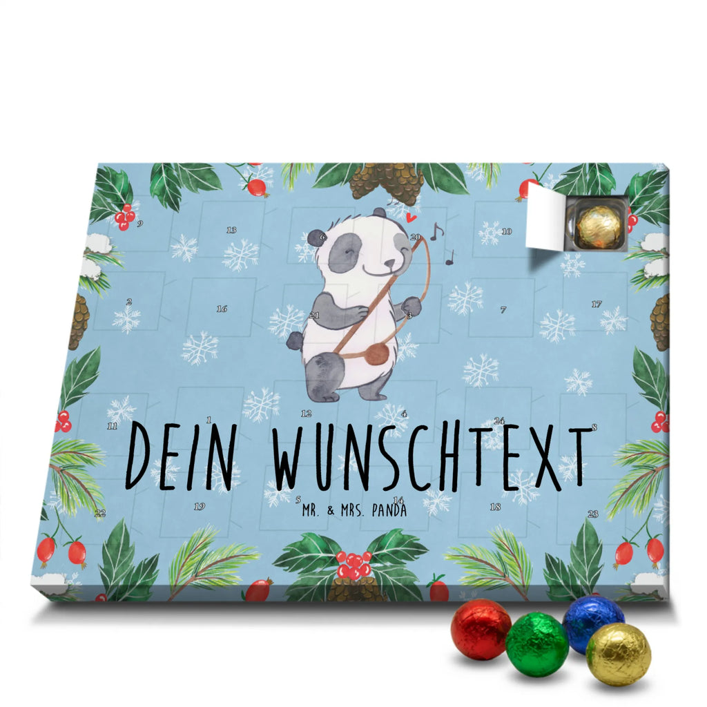 Adventskalender mit Namen Panda Berimbau Personalisierter Adventskalender, Adventskalender mit Namen, Musikliebhaber, Instrumente, Geschenke Musiker, Traditionsmusik, Maultrommel, Capoeira, Berimbau, Panda, Brasilien