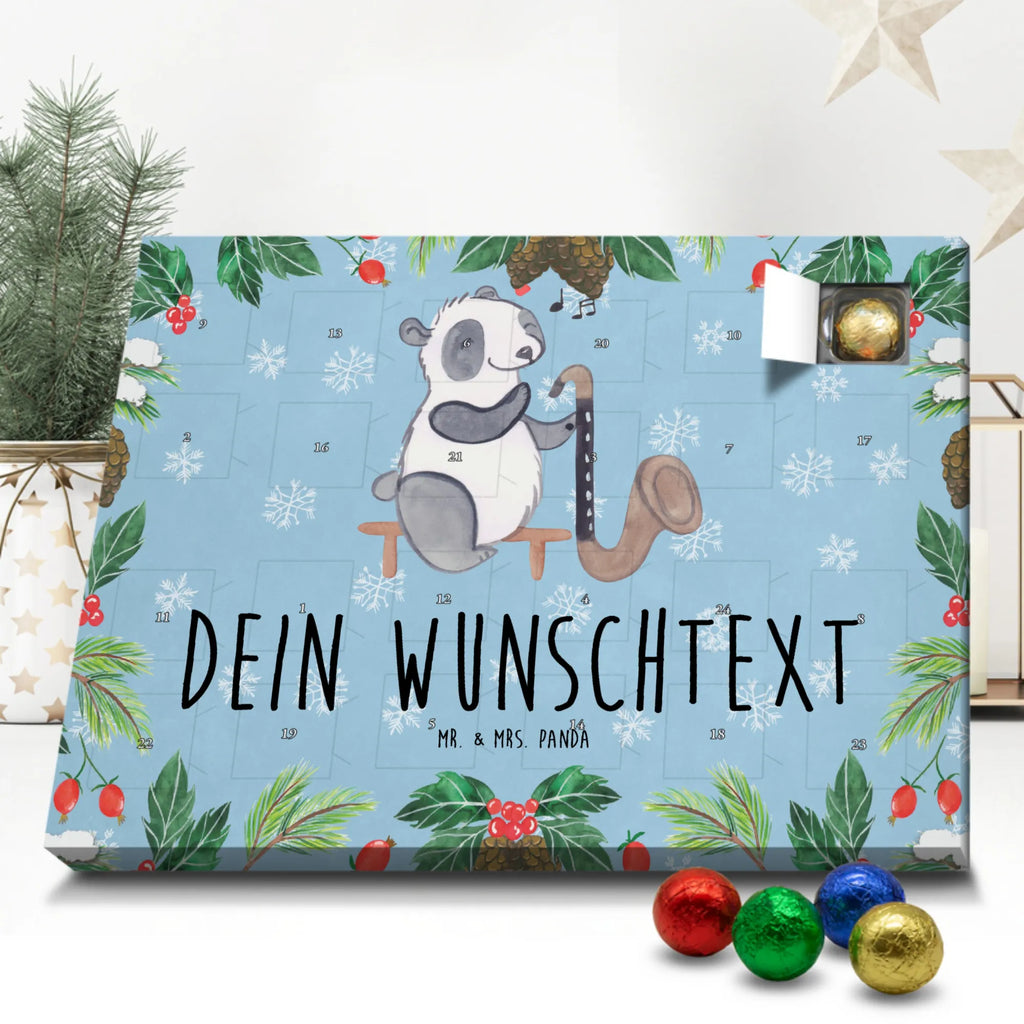 Adventskalender mit Namen Panda Bassklarinette Personalisierter Adventskalender, Adventskalender mit Namen, Musikliebhaber, Geschenke Musiker, Instrumente, Kammermusik, Panda, Orchester, Klarinette, Bassklarinette, Holzblasinstrument