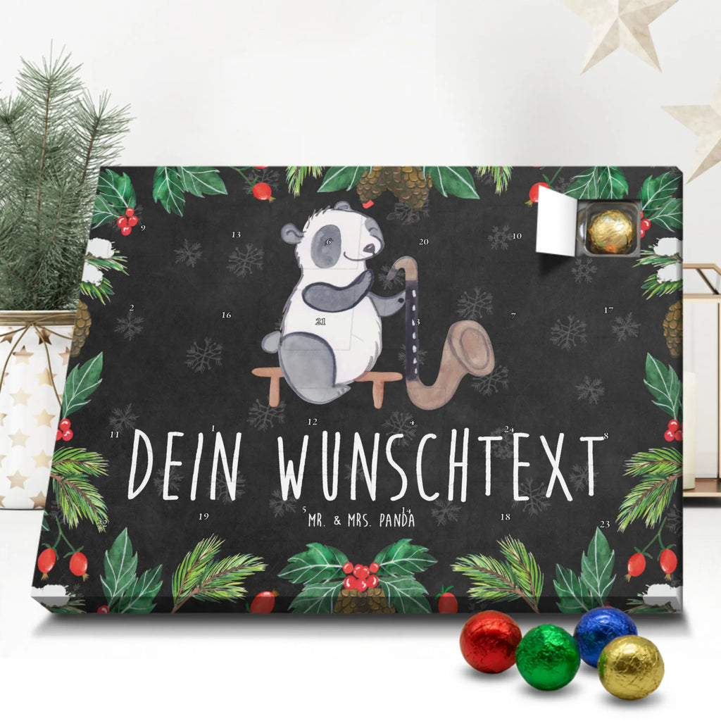 Adventskalender mit Namen Panda Bassklarinette Personalisierter Adventskalender, Adventskalender mit Namen, Musikliebhaber, Geschenke Musiker, Instrumente, Kammermusik, Panda, Orchester, Klarinette, Bassklarinette, Holzblasinstrument