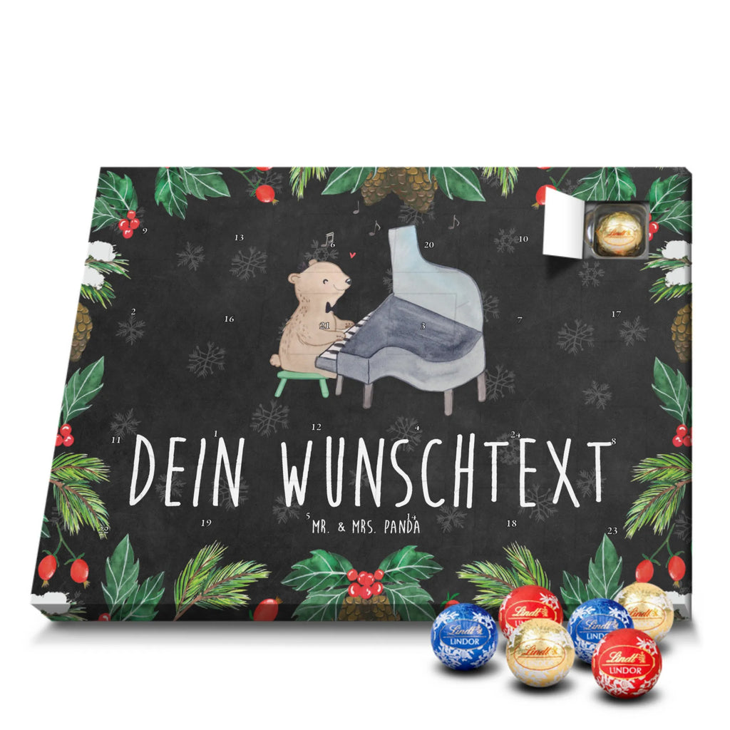 Adventskalender mit Namen Bär Klavier Adventskalender mit Namen, Personalisierter Adventskalender, Musikliebhaber, Instrumente, Geschenke Musiker, Konzert, Bär, Flügel, Pianist, Klassik, Klavier