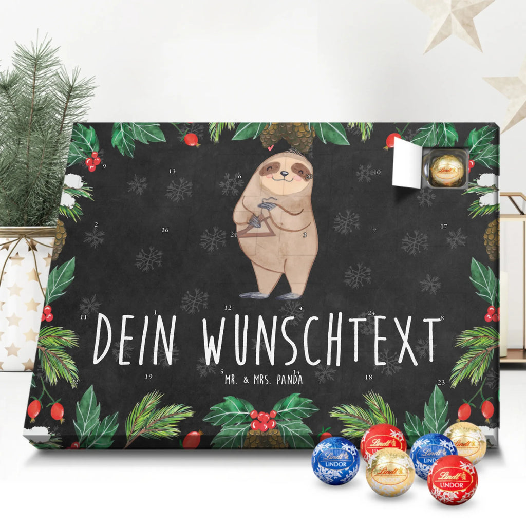Adventskalender mit Namen Faultier Triangel Adventskalender mit Namen, Personalisierter Adventskalender, Geschenke Musiker, Musikliebhaber, Instrumente, Rhythmus, Orff-Instrument, Faultier, Schlaginstrument, Orchester