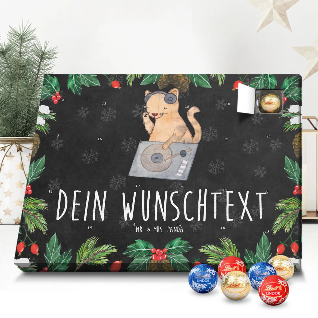 Adventskalender mit Namen Katze DJ Personalisierter Adventskalender, Adventskalender mit Namen, Musikliebhaber, Instrumente, Geschenke Musiker, Feiern, Katze, Tanzen, Club, Disko, DJ