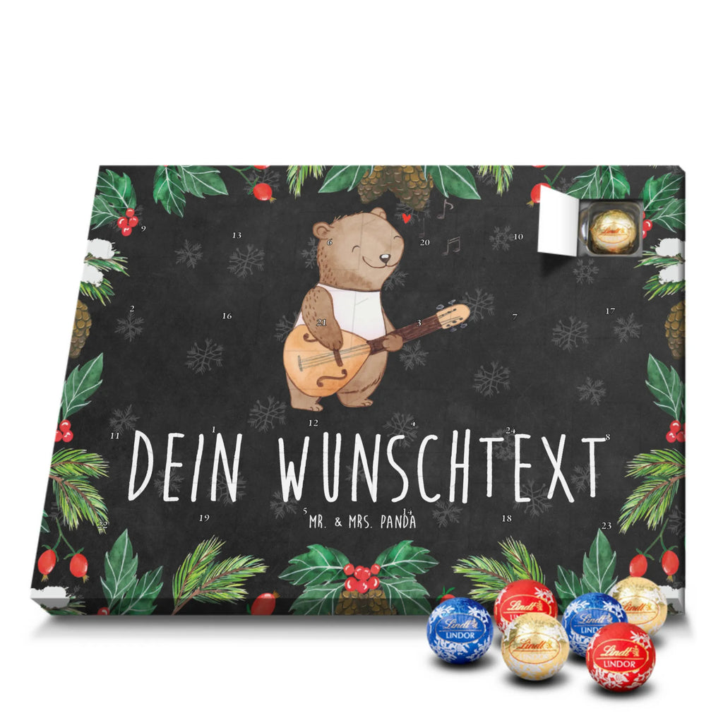 Adventskalender mit Namen Bär Mandoline Personalisierter Adventskalender, Adventskalender mit Namen, Musikliebhaber, Instrumente, Geschenke Musiker, Saiteninstrument, Bär, Zupfinstrument, Barock, Mandoline, Klassik