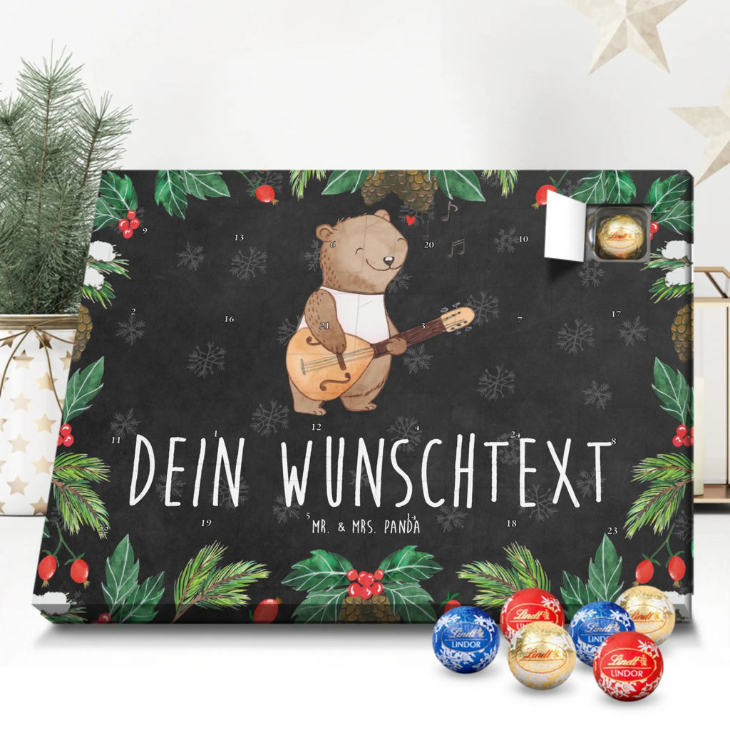 Adventskalender mit Namen Bär Mandoline Personalisierter Adventskalender, Adventskalender mit Namen, Musikliebhaber, Instrumente, Geschenke Musiker, Saiteninstrument, Bär, Zupfinstrument, Barock, Mandoline, Klassik