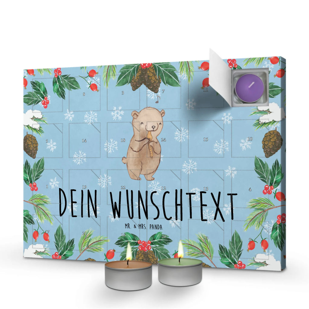  niedźwiedź flet prosty Personalisierter Duftkerzen Adventskalender, Instrumente, Geschenke Musiker, Musikliebhaber, Bär, Blockflöte, Ensemble, Flöte, Blasinstrument, Früherziehung