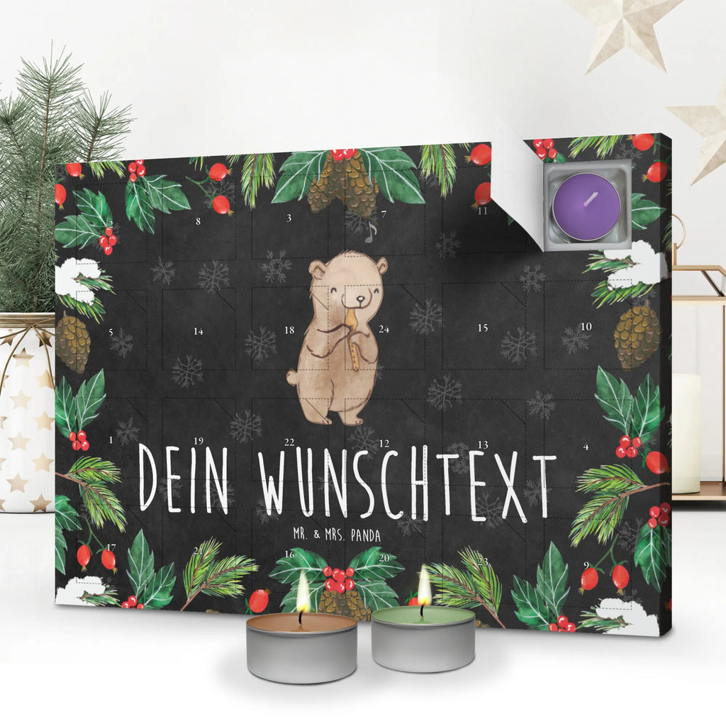  niedźwiedź flet prosty Personalisierter Duftkerzen Adventskalender, Instrumente, Geschenke Musiker, Musikliebhaber, Bär, Blockflöte, Ensemble, Flöte, Blasinstrument, Früherziehung