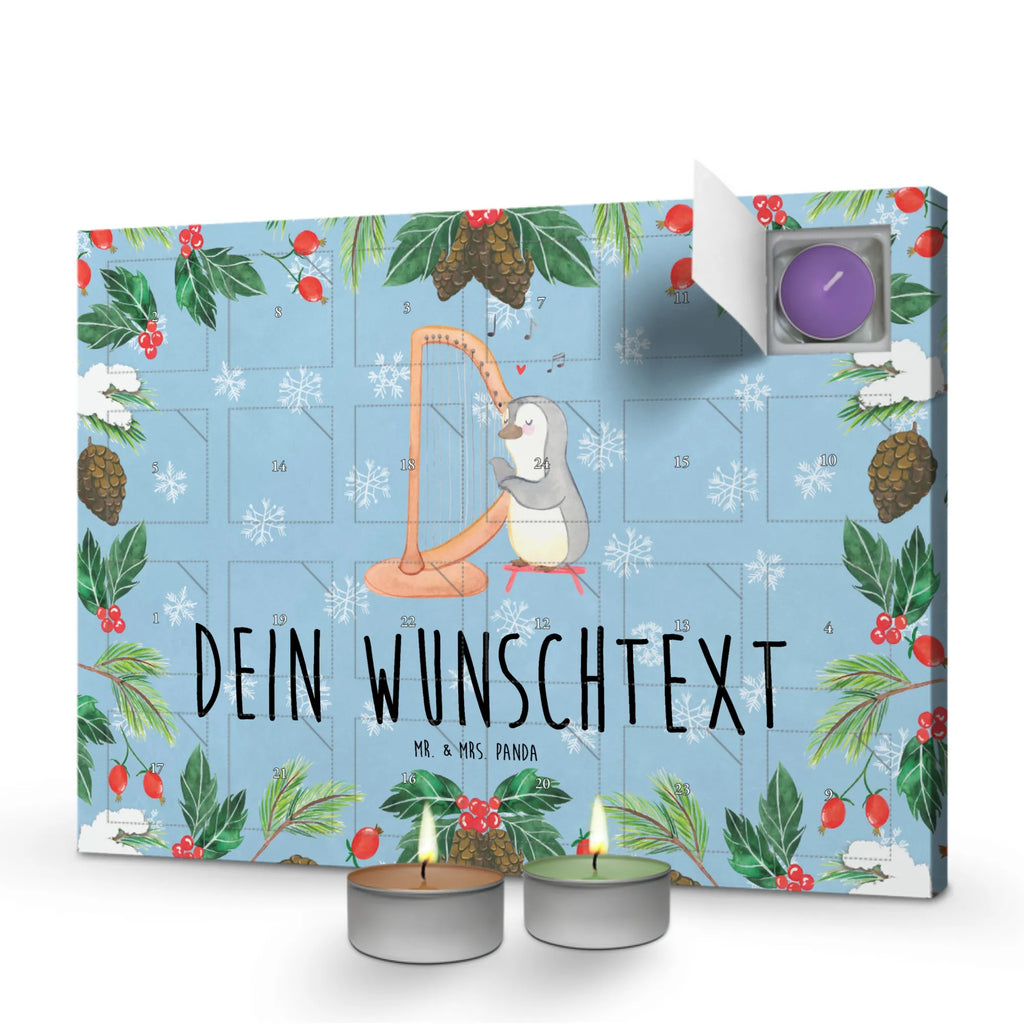 Personalisierter Duftkerzen Adventskalender Pinguin Harfe Personalisierter Duftkerzen Adventskalender, Instrumente, Geschenke Musiker, Musikliebhaber, Saiteninstrument, Harfe, Pinguin, Zupfinstrument, Hochzeit, Klassik, Konzertharfe