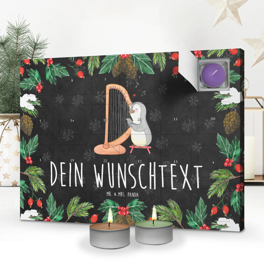 Personalisierter Duftkerzen Adventskalender Pinguin Harfe Personalisierter Duftkerzen Adventskalender, Instrumente, Geschenke Musiker, Musikliebhaber, Saiteninstrument, Harfe, Pinguin, Zupfinstrument, Hochzeit, Klassik, Konzertharfe