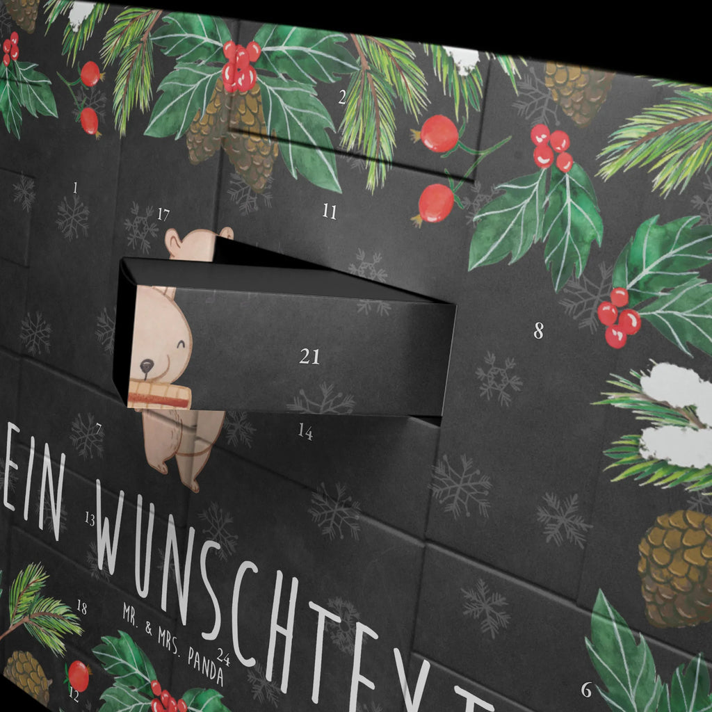 Personalisierter Befüllbarer Adventskalender Bär Panflöte Befüllbarer Adventskalender, Adventskalender Zum Selbst Befüllen, Instrumente, Geschenke Musiker, Musikliebhaber, Panflöte, Pan, Bär, Blasinstrument, Flöte