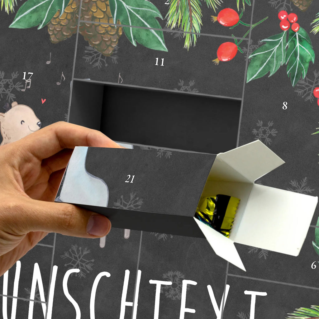 Personalisierter Befüllbarer Adventskalender Bär Klavier Befüllbarer Adventskalender, Adventskalender Zum Selbst Befüllen, Instrumente, Geschenke Musiker, Musikliebhaber, Klavier, Klassik, Bär, Pianist, Flügel, Konzert