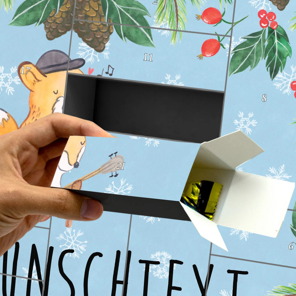 Personalisierter Befüllbarer Adventskalender Fuchs Banjo Befüllbarer Adventskalender, Adventskalender Zum Selbst Befüllen, Instrumente, Geschenke Musiker, Musikliebhaber, Fuchs, Akustik, Saiteninstrument, Banjo, Laute, Zupfinstrument