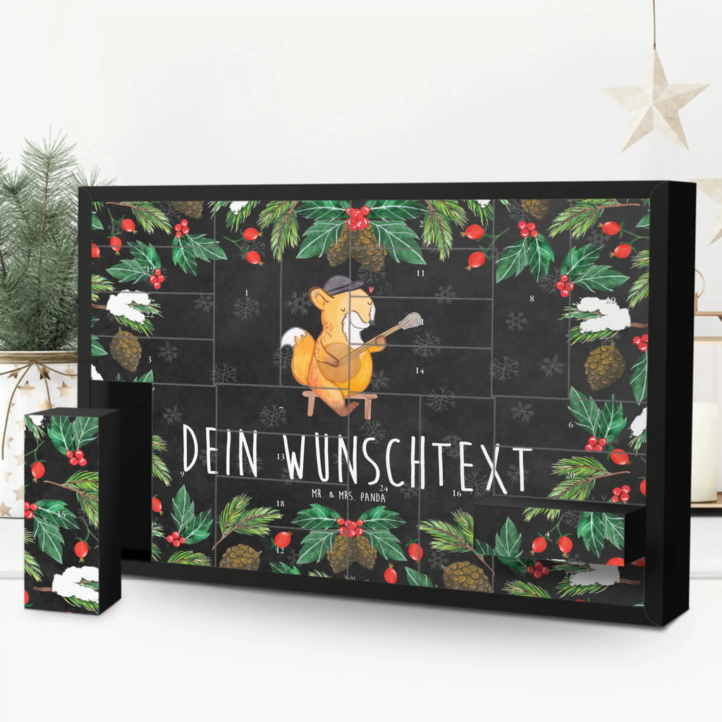 Personalisierter Befüllbarer Adventskalender Fuchs Banjo Befüllbarer Adventskalender, Adventskalender Zum Selbst Befüllen, Instrumente, Geschenke Musiker, Musikliebhaber, Fuchs, Akustik, Saiteninstrument, Banjo, Laute, Zupfinstrument