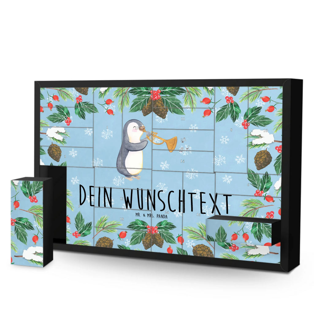 Personalisierter Befüllbarer Adventskalender Pinguin Posaune Befüllbarer Adventskalender, Adventskalender Zum Selbst Befüllen, Instrumente, Geschenke Musiker, Musikliebhaber, Bigband, Pinguin, Blechblasinstrument, Orchester, Klassik, Jazz, Posaune