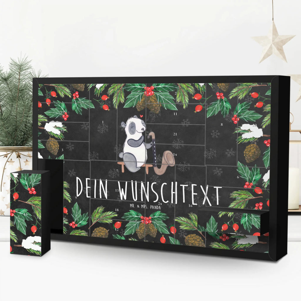 Personalisierter Befüllbarer Adventskalender Panda Bassklarinette Befüllbarer Adventskalender, Adventskalender Zum Selbst Befüllen, Instrumente, Geschenke Musiker, Musikliebhaber, Bassklarinette, Kammermusik, Panda, Orchester, Holzblasinstrument, Klarinette