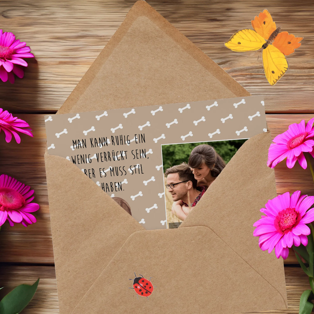 Personalized Photo Deluxe Card Dog flower Personalisierte Foto Grußkarte, Hund, Hundemotiv, Haustier, Hunderasse, Tierliebhaber, Hundebesitzer, Sprüche, Hunde, Frauchen, Hundeliebe